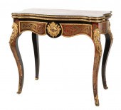 FRENCH BOULLE MARQUETRY GAMES