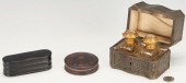 FRENCH BOULLE PERFUME BOX AND