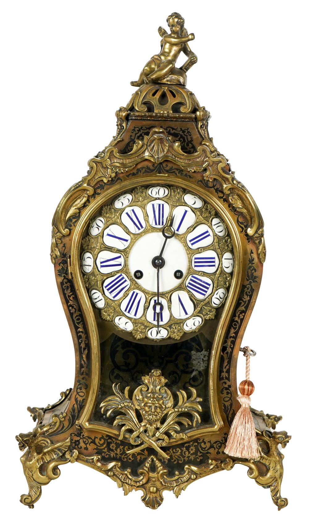 FRENCH BOULLE-STYLE MANTLE