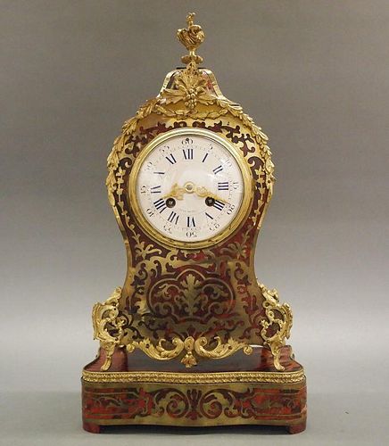 FRENCH BRACKET CLOCK & STANDA