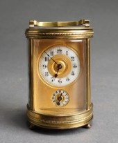 FRENCH BRASS AND BEVEL CUT GLA