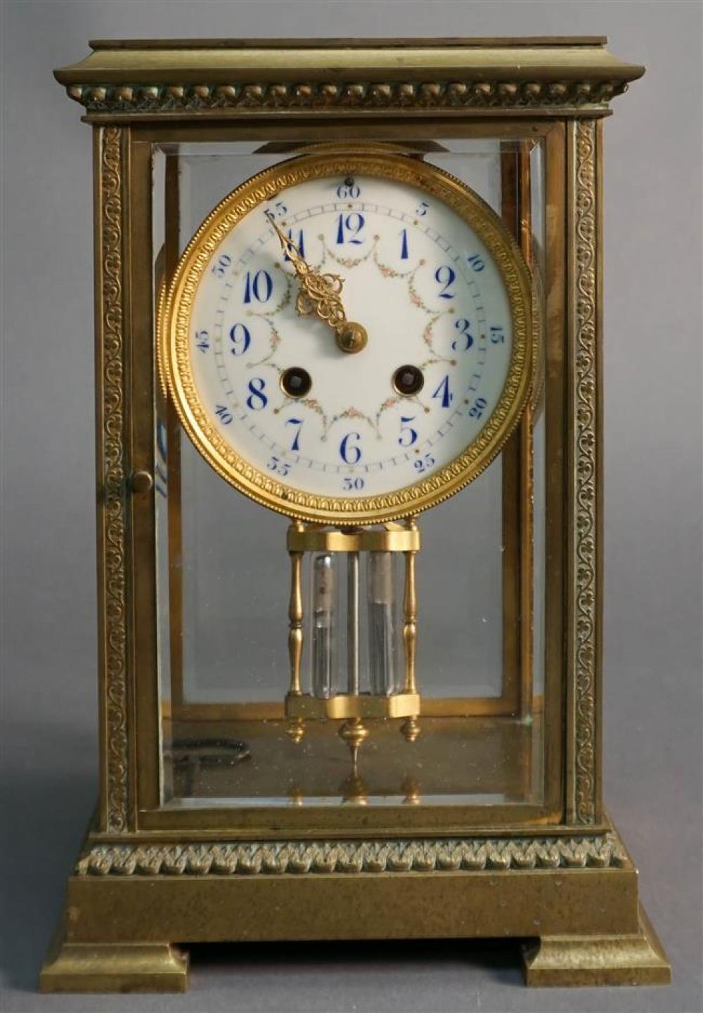 FRENCH BRASS AND BEVEL GLASS