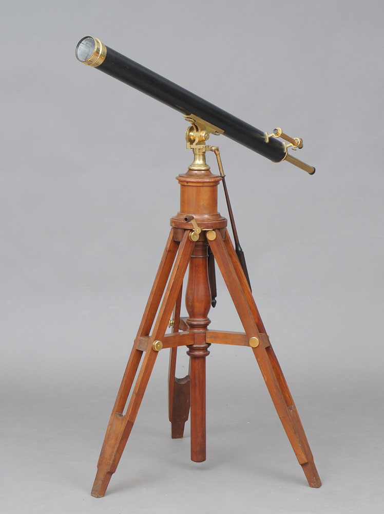 FRENCH BRASS AND EBONIZED METAL