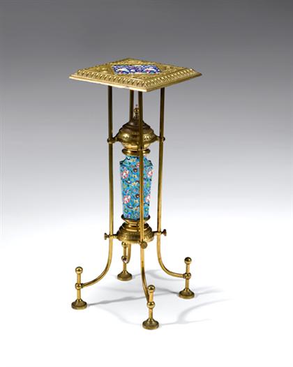 French brass and Longwy style