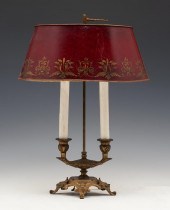 FRENCH BRASS BOUILLOTTE LAMPFr