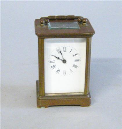 French brass carriage clock    Of
