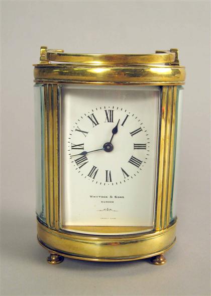 French brass carriage clock   
