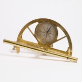 French Brass Graphometer, earl