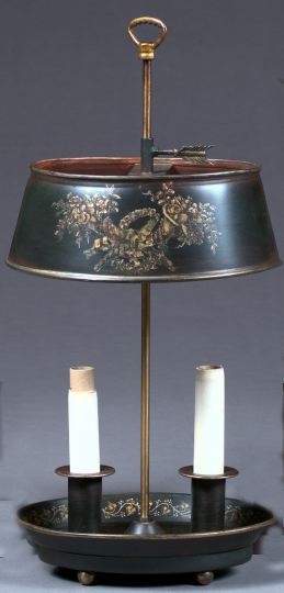 French Brass-Mounted Black-and-Gold
