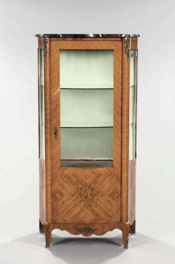 French Brass-Mounted Kingwood and