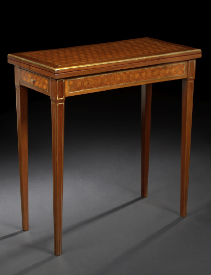 French Brass-Mounted Mahogany and