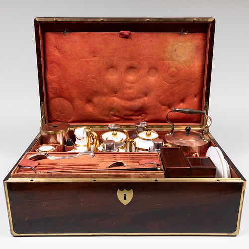 FRENCH BRASS-MOUNTED MAHOGANY CASED