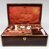 FRENCH BRASS-MOUNTED MAHOGANY