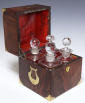 FRENCH BRASS-MOUNTED MAHOGANY