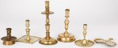 FRENCH BRASS PILLAR STICK, SNU