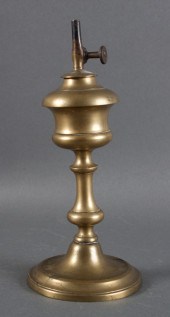 French brass whale oil lamp mi