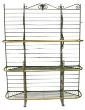 FRENCH BRASS & WROUGHT IRON BA