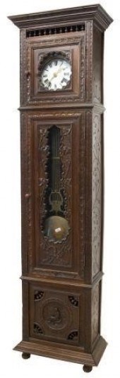 FRENCH BRETON CARVED OAK STAND