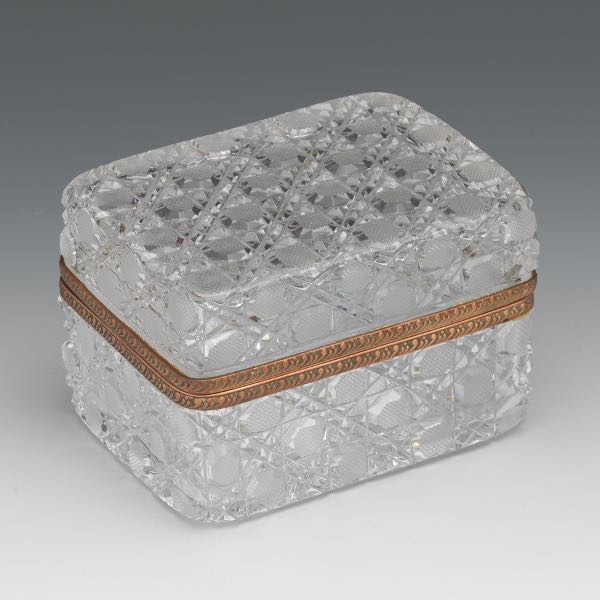FRENCH BRILLIANT CUT CRYSTAL AND