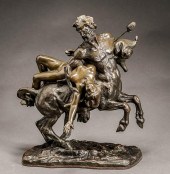 FRENCH BRONZE ALLEGORICAL GROU