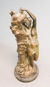 FRENCH BRONZE ALLEGORICAL GROU