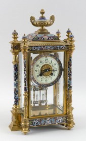 FRENCH BRONZE AND CHAMPLEVÉ EN