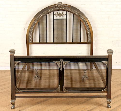 FRENCH BRONZE AND IRON FULL SIZE