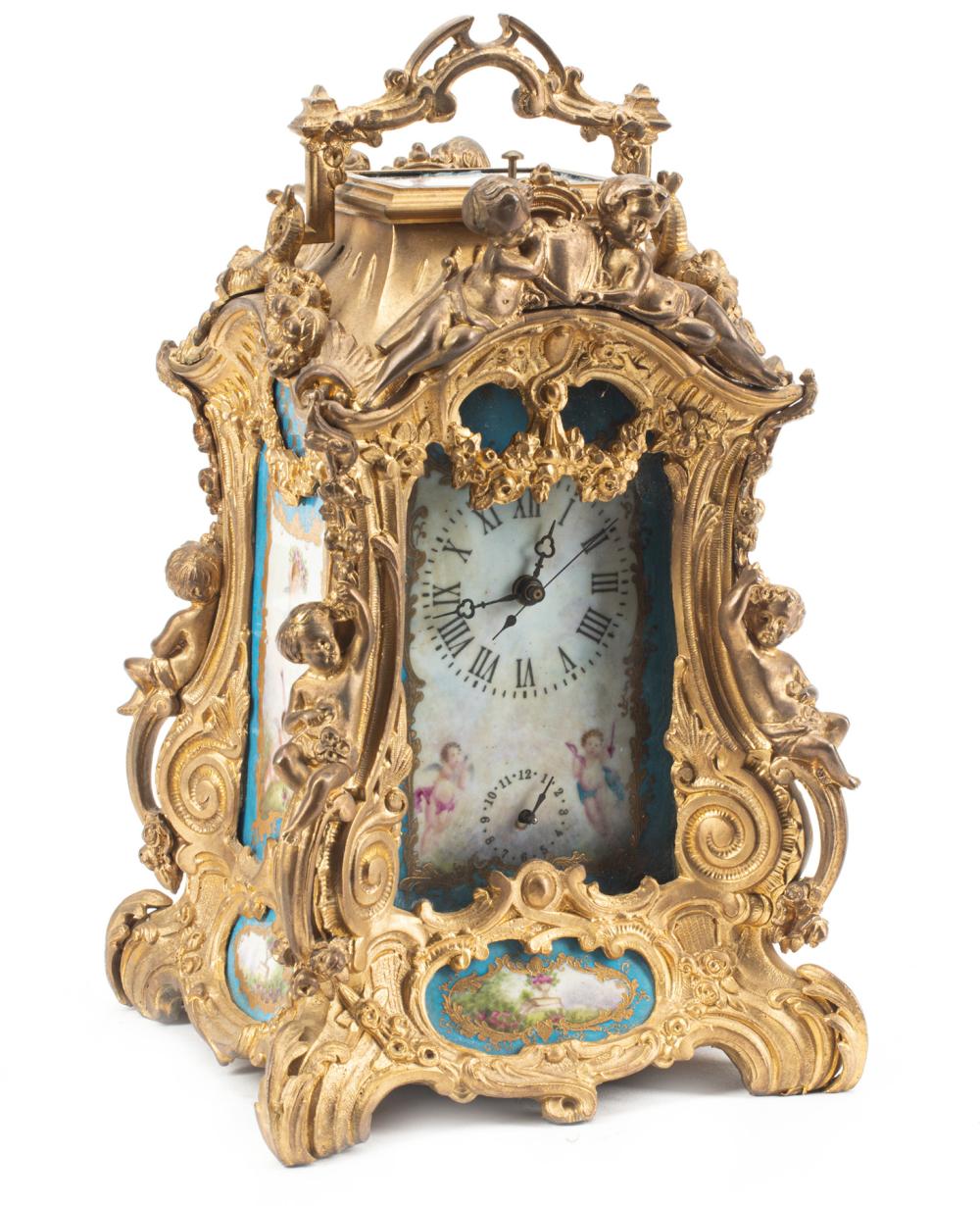 FRENCH BRONZE AND PORCELAIN