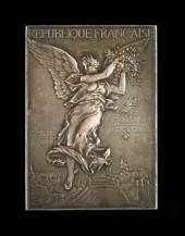 French Bronze Argente 1900 Exp