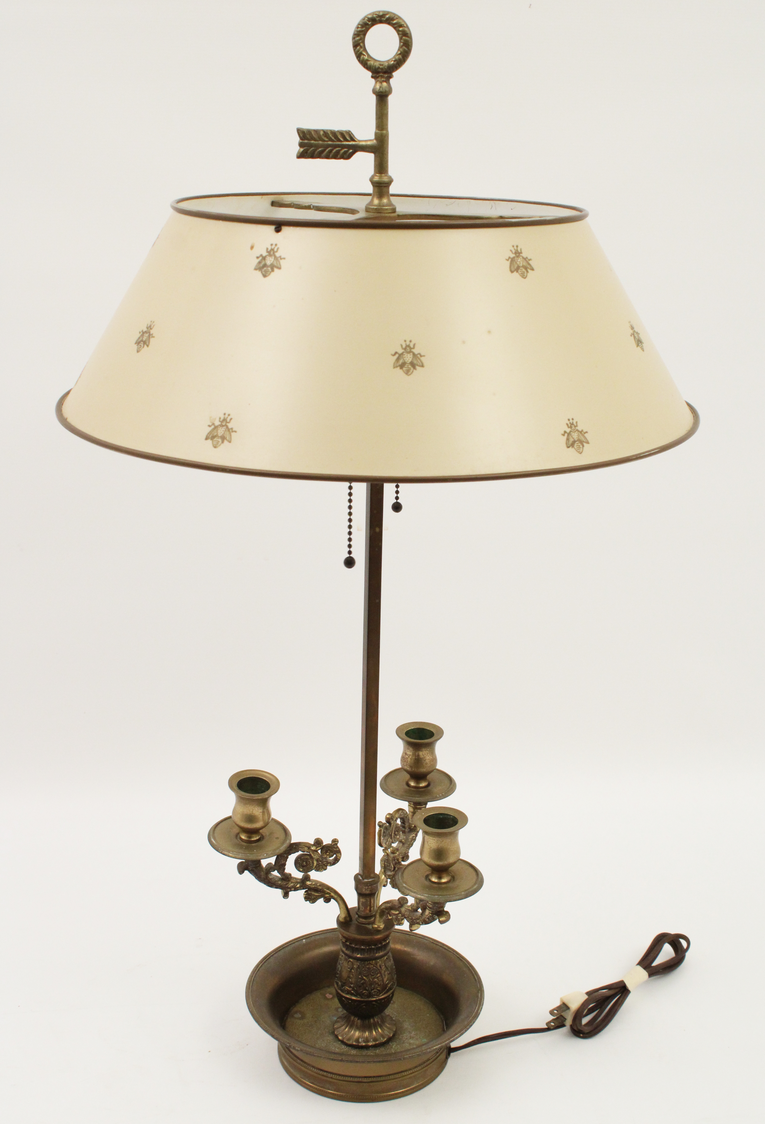 FRENCH BRONZE BOUILLOTTE LAMP