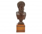 FRENCH BRONZE BUST OF LUCIUS V