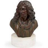 FRENCH BRONZE BUSTDESCRIPTION: