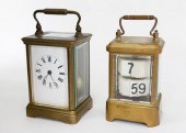 FRENCH BRONZE CARRIAGE CLOCK A