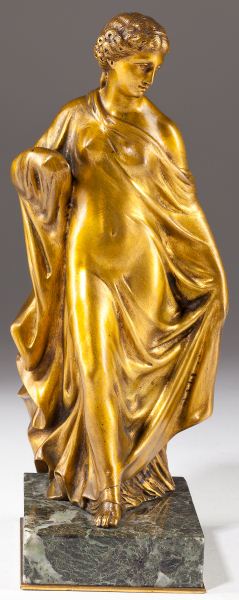 French Bronze Dore Sculpturecast by