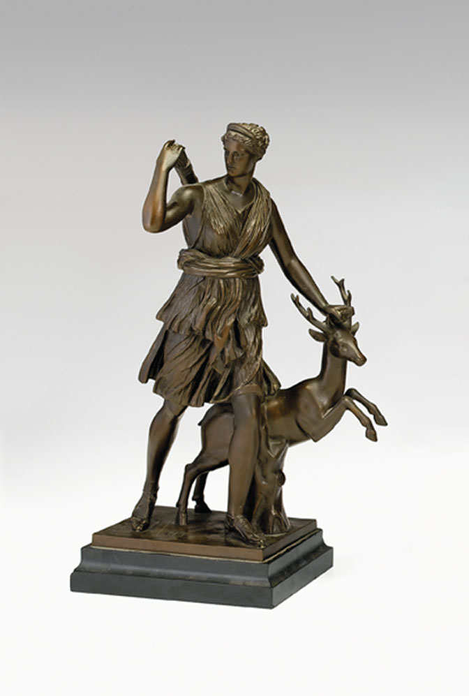 French bronze figural group   