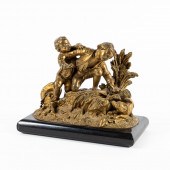 FRENCH BRONZE FIGURAL SCULPTUR