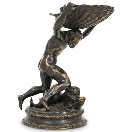 FRENCH BRONZE FIGURAL SOAP