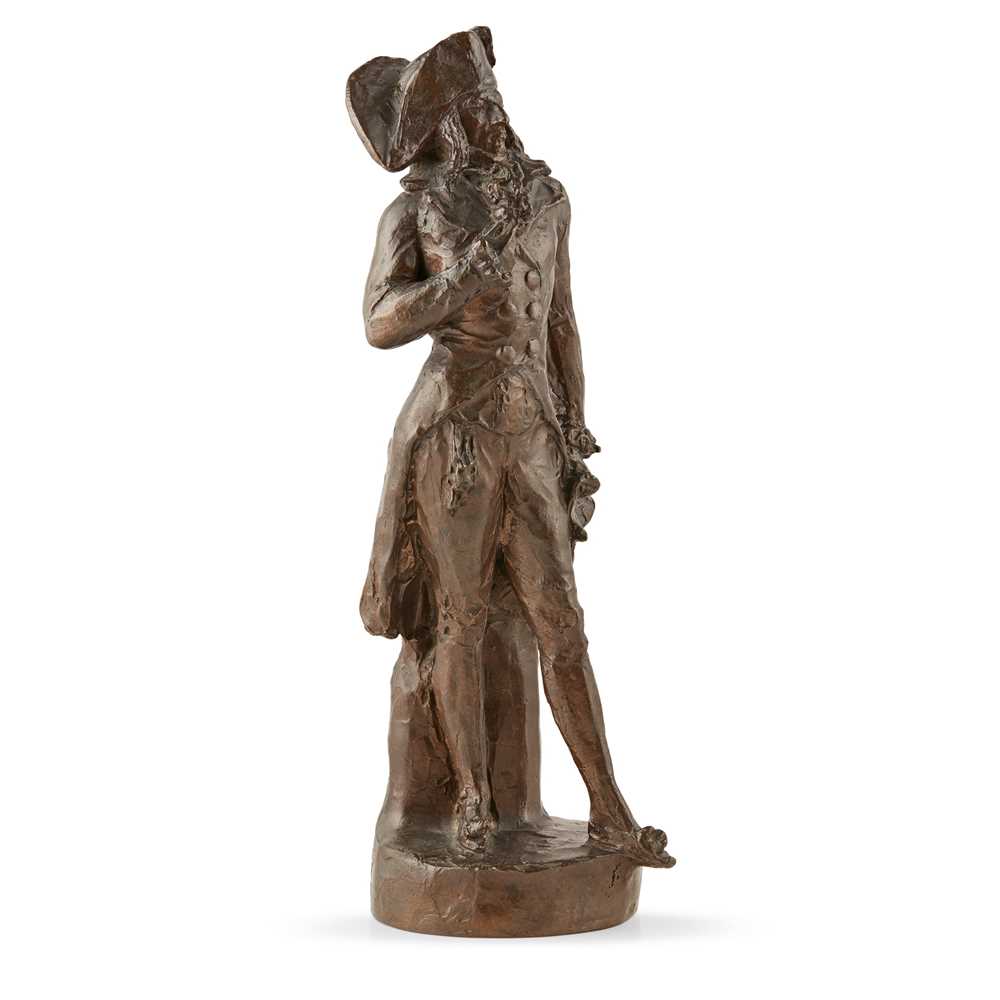 FRENCH BRONZE FIGURE OF A