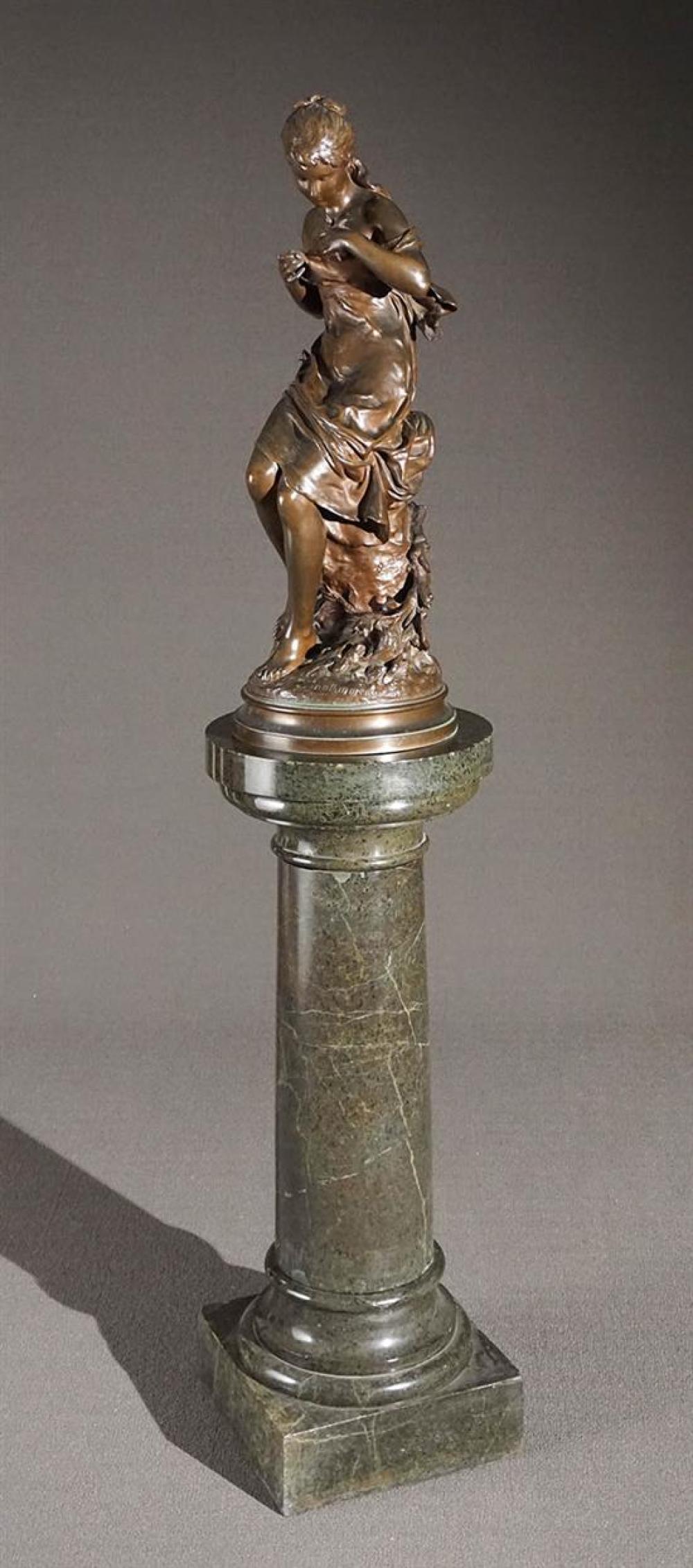 FRENCH BRONZE FIGURE OF 'GIRL