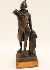 FRENCH BRONZE FIGURE OF LAWYER