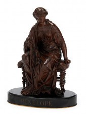 French bronze figure of Penelo