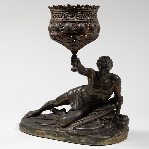 FRENCH BRONZE FIGURE OF 'SOLDAT