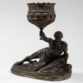 FRENCH BRONZE FIGURE OF 'SOLDA