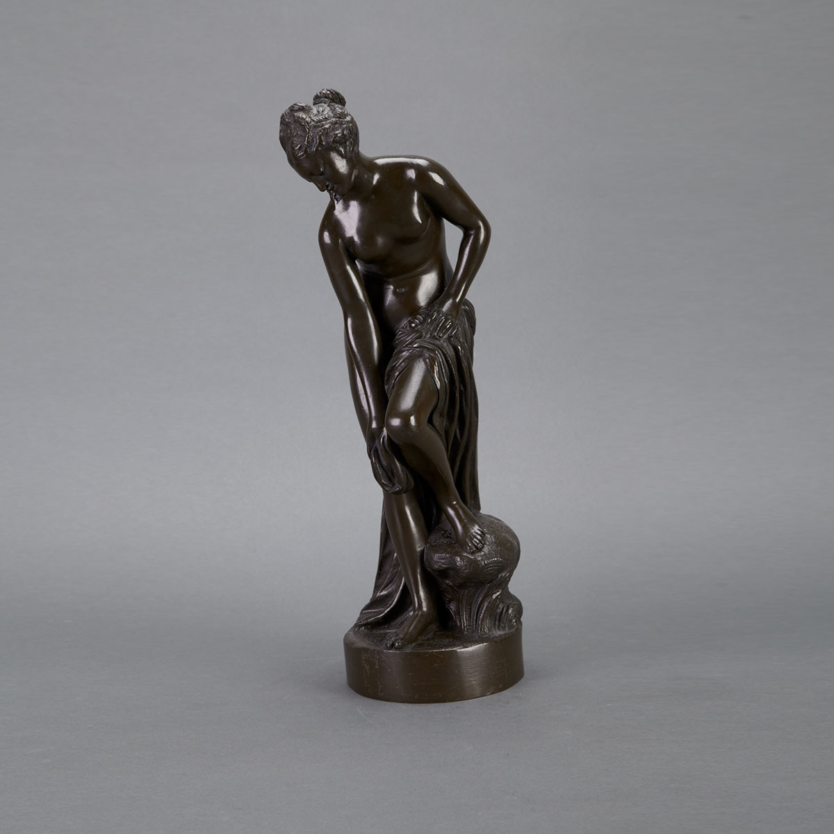 French Bronze Figure of Venus After