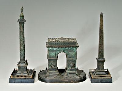 French bronze grand tour souvenirs: