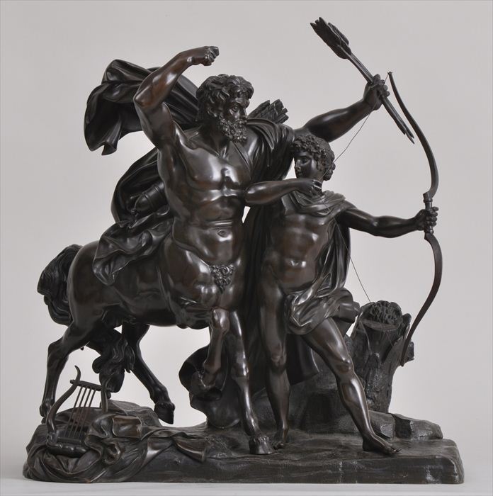 FRENCH BRONZE GROUP OF THE