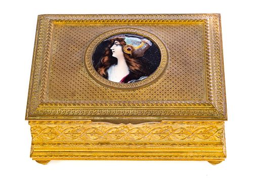 FRENCH BRONZE HEBRUN LIMOGES