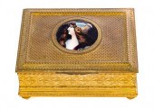 FRENCH BRONZE HEBRUN LIMOGES D