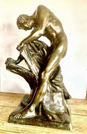 FRENCH BRONZE “MILON DE CROTON