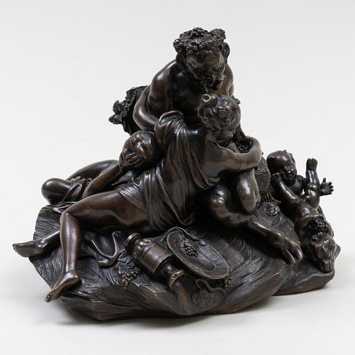 FRENCH BRONZE MODEL OF SILENUS